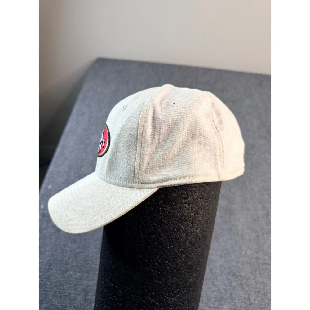 Reebok San Francisco 49ers Hat Mens L/XL Cream‎ Fitted NFL Football Cap 49ers SF